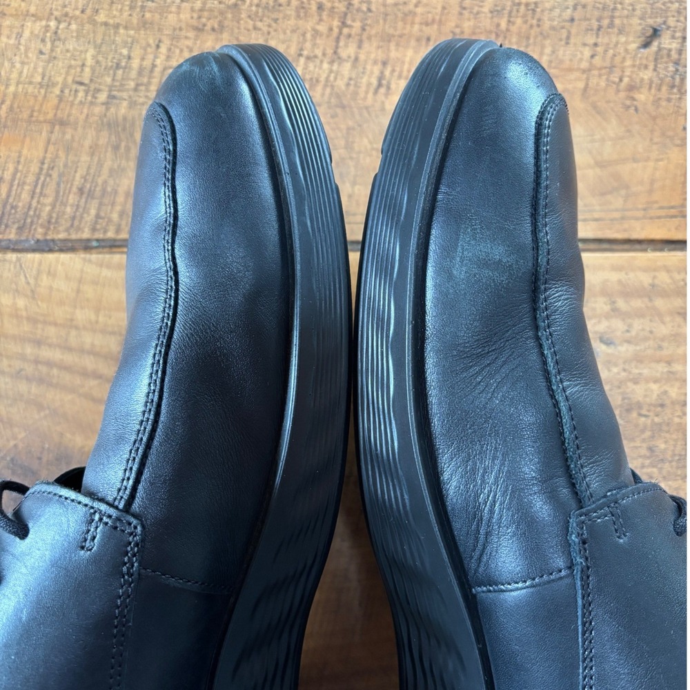 Ecco S Lite Hybrid Derby Shoes Mens Black Leather Comfort Dual Fit Insole 13 - Picture 10 of 13